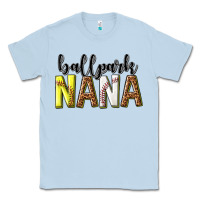 Dusty Blue ballpark nana with leopard Classic Tee - texasbilliewilder