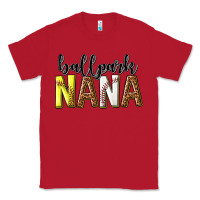 Red ballpark nana with leopard Classic Tee - texasbilliewilder