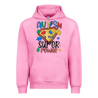 Fuchsia Pink autism is my super power Urban Hoodie - MaliasSmallBusiness