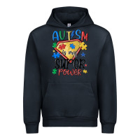 Navy autism is my super power Urban Hoodie - MaliasSmallBusiness