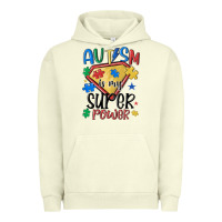Pigment Pistachio autism is my super power Urban Hoodie - MaliasSmallBusiness