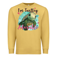 Antique Gold i'm turtley adorable Premium Sweatshirt - JahusDesignShop