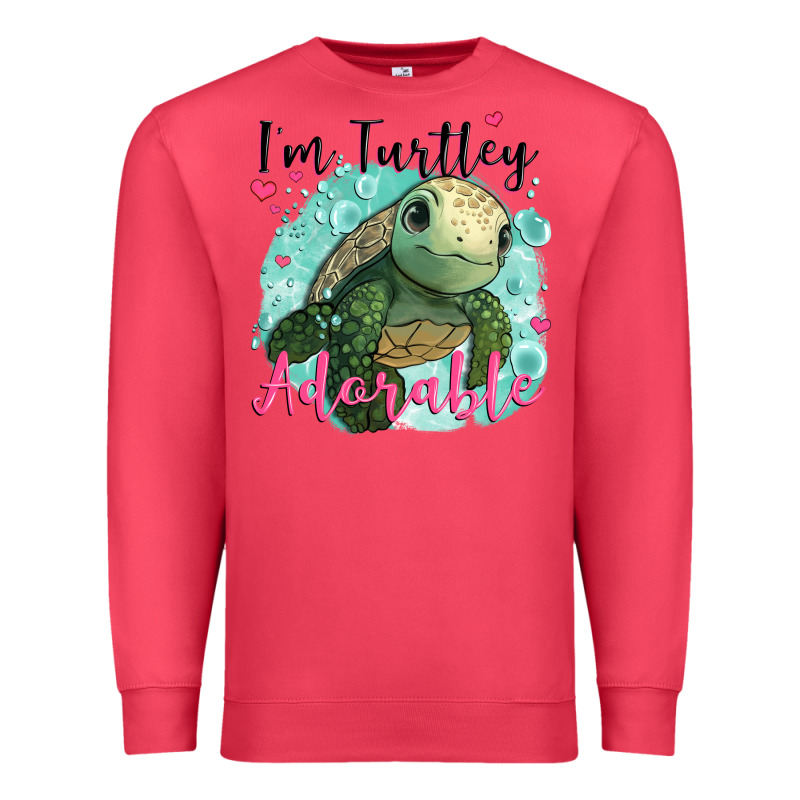I'm Turtley Adorable Premium Sweatshirt by JahusDesignShop | Teevron
