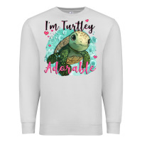 Dove Grey i'm turtley adorable Premium Sweatshirt - JahusDesignShop
