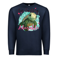 Navy i'm turtley adorable Premium Sweatshirt - JahusDesignShop