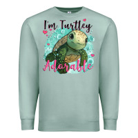 Seafoam i'm turtley adorable Premium Sweatshirt - JahusDesignShop