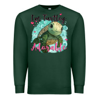 Sports Green i'm turtley adorable Premium Sweatshirt - JahusDesignShop