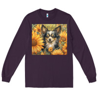 Plum chihuahua Long Sleeve Tee - Unal Design