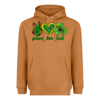 Meerkat peace love luck st. patricks day nePeace love luck Heavyweight Hoodie - Neo Western