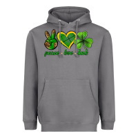 Storm peace love luck st. patricks day nePeace love luck Heavyweight Hoodie - Neo Western