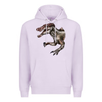 Lilac Spinosaurus Face Premium Hoodie - LillyAllenDesigns