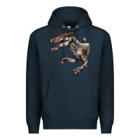 Navy Spinosaurus Face Premium Hoodie - LillyAllenDesigns