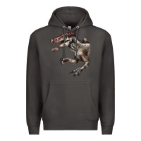 Smoke Spinosaurus Face Premium Hoodie - LillyAllenDesigns