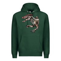 Sports Green Spinosaurus Face Premium Hoodie - LillyAllenDesigns