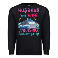Black husband and wife cruising partners for life Premium Sweatshirt - JahusDesignShop