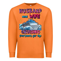Husband And Wife Cruising Partners For Life Premium Sweatshirt | Teevron