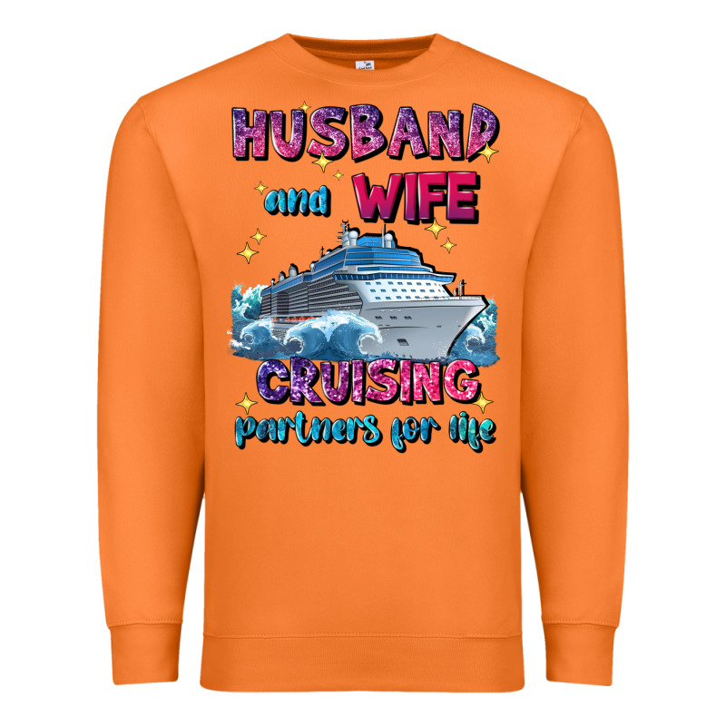 Husband And Wife Cruising Partners For Life Premium Sweatshirt by JahusDesignShop | Teevron