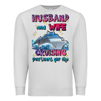 Dove Grey husband and wife cruising partners for life Premium Sweatshirt - JahusDesignShop