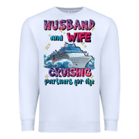 White husband and wife cruising partners for life Premium Sweatshirt - JahusDesignShop