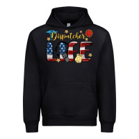 Black dispatcher life Urban Hoodie - MaliasSmallBusiness