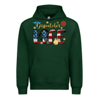 Forest Green dispatcher life Urban Hoodie - MaliasSmallBusiness