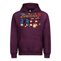 Mauve Wine dispatcher life Urban Hoodie - MaliasSmallBusiness