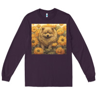 Plum chow chow Long Sleeve Tee - Unal Design