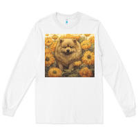 White chow chow Long Sleeve Tee - Unal Design