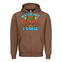 Chestnut watch out pre school here i come Zipper Hoodie - texasbilliewilder