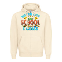 Sandshell watch out pre school here i come Zipper Hoodie - texasbilliewilder