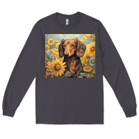 Smoke dachshund Long Sleeve Tee - Unal Design