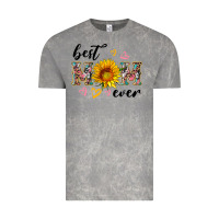 Cloud Rock best mom ever with sunflower Vintage Tee - Artiststas
