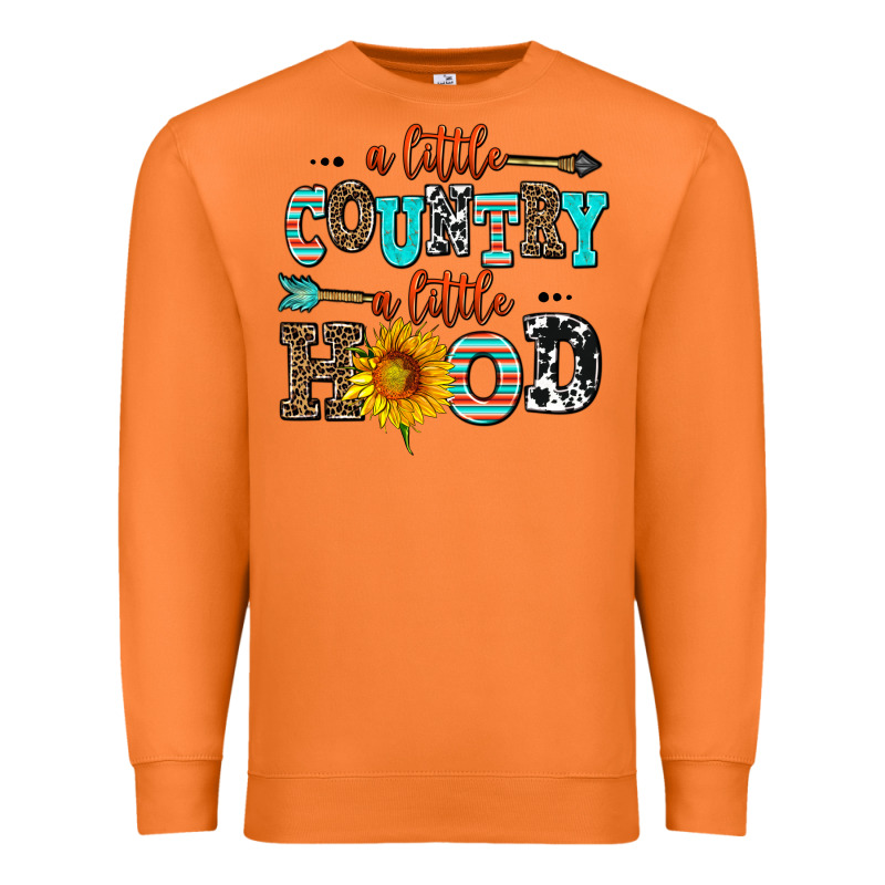 A Little Country A Little Hood Premium Sweatshirt by AdoDesignShop | Teevron