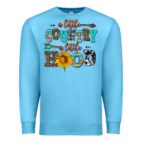Ocean Blue a little country a little hood Premium Sweatshirt - AdoDesignShop