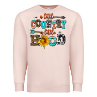 Pale Pink a little country a little hood Premium Sweatshirt - AdoDesignShop