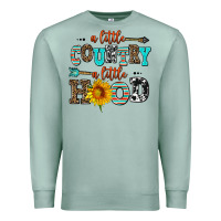 Seafoam a little country a little hood Premium Sweatshirt - AdoDesignShop