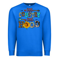 True Royal a little country a little hood Premium Sweatshirt - AdoDesignShop