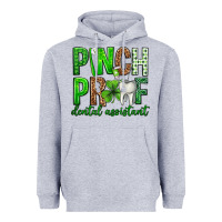 Heather Grey Pinch Proof Dental Assistant St. Patricks Day Heavyweight Hoodie - Neo Western