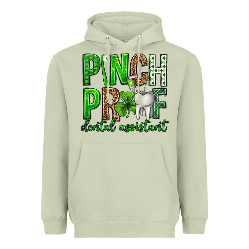 Pinch Proof Dental Assistant St. Patricks Day Heavyweight Hoodie by Neo Western | Teevron