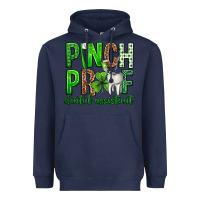 Navy Pinch Proof Dental Assistant St. Patricks Day Heavyweight Hoodie - Neo Western