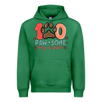 Emerald 100 pawsome days of school Urban Hoodie - MaliasSmallBusiness