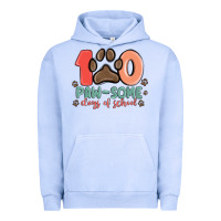 Pigment Grape Ice 100 pawsome days of school Urban Hoodie - MaliasSmallBusiness