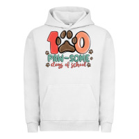 Pigment Lunar Rock 100 pawsome days of school Urban Hoodie - MaliasSmallBusiness