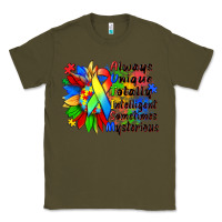 Army Green always unique totally intelligent sometimes myster Classic Tee - Zillion Design Studio