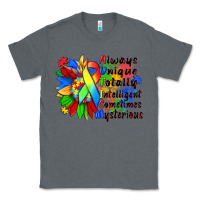 Charcoal Heather always unique totally intelligent sometimes myster Classic Tee - Zillion Design Studio