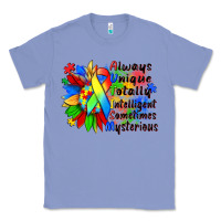 Colony Blue always unique totally intelligent sometimes myster Classic Tee - Zillion Design Studio