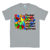 Heather Grey always unique totally intelligent sometimes myster Classic Tee - Zillion Design Studio