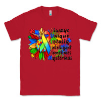 Red always unique totally intelligent sometimes myster Classic Tee - Zillion Design Studio