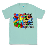 Seafoam always unique totally intelligent sometimes myster Classic Tee - Zillion Design Studio