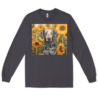 Smoke dalmatian Long Sleeve Tee - Unal Design